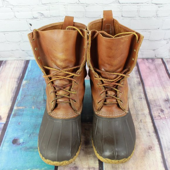 LL BEAN Uninsulated Ankle Duck Bean Boot size 10 - Picture 5 of 11